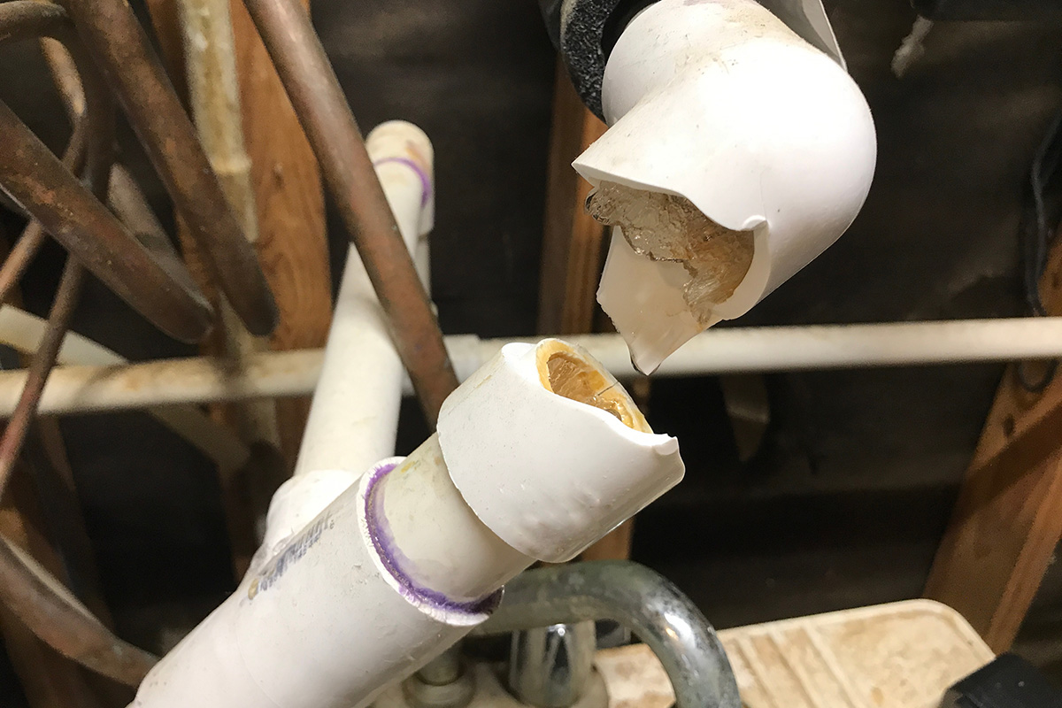 Water Damage from Burst or Leaking Pipes